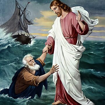 Lire la suite à propos de l’article Jésus marche sur les eaux… et Pierre avec lui : L’Eglise de la fin des temps prophétisée ! …
