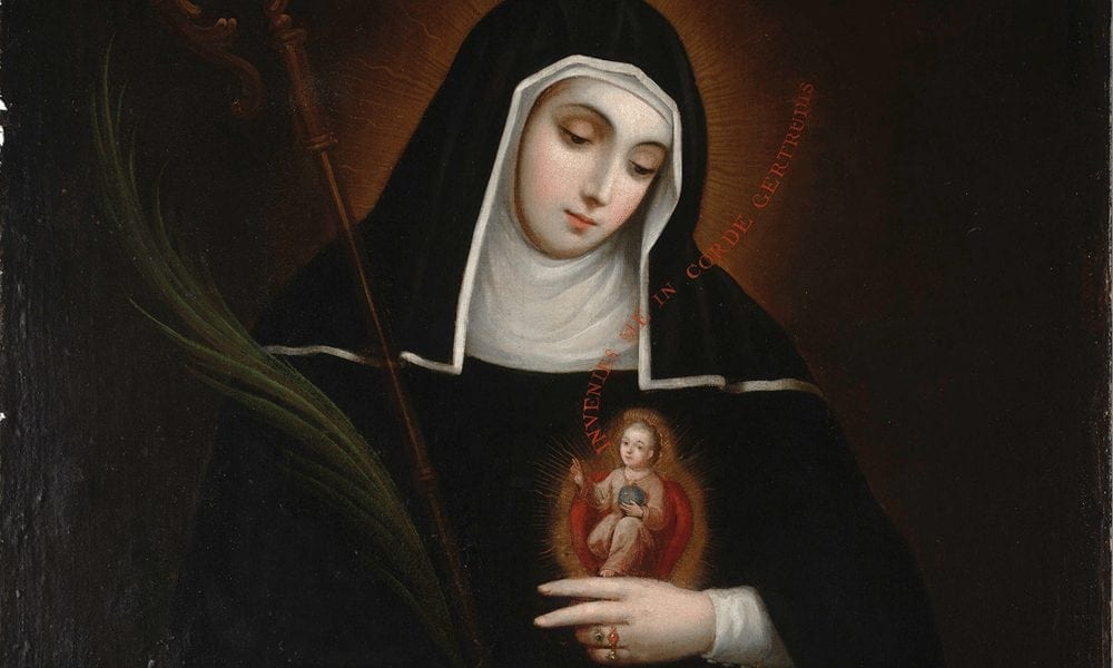 Lire la suite à propos de l’article Par lui je vous ai tous conçus pour être ses frères… La Vierge à Ste Gertrude