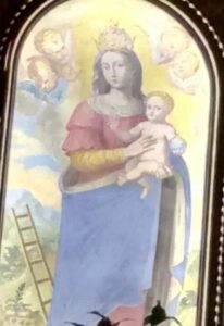 Lire la suite à propos de l’article Porte de Dieu toujours virginale ! Voici les mains qui tiennent Dieu, et ces genoux sont un trône plus élevé que les Chérubins…