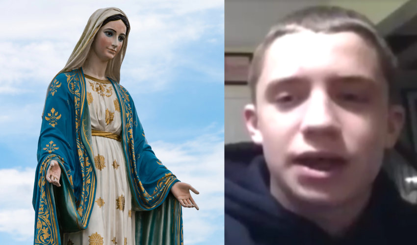 Lire la suite à propos de l’article La Vierge Marie est-elle apparue à Dominic,cet adolescent américain atteint d’une tumeur au cerveau ?