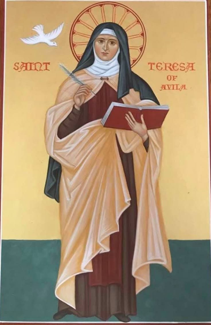 Lire la suite à propos de l’article Les Saints du Carmel : Sainte Thérèse d’Avila – 3 – La porte du château de l’âme : l’oraison ou prière du cœur…